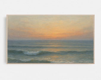 Samsung Frame TV | Frame TV Artwork | Digital Art | Seasonal Summer TV Art | Beach Art