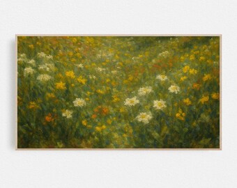 Samsung Frame TV | Frame TV Artwork | Digital Art Download | Seasonal Summer TV Art | Floral Art