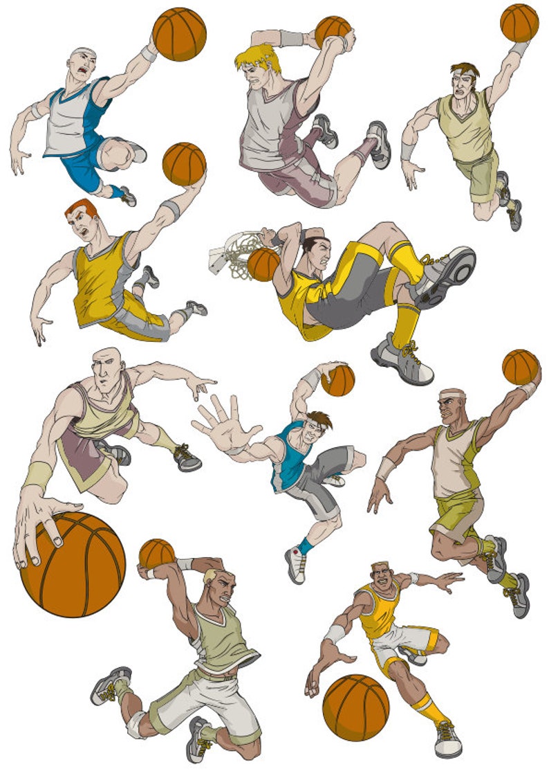 Download Basketball NBA Bundle Set Svg Design Bundle Cdr Dxf Eps AI ...