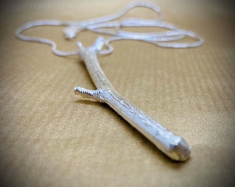 Twig Pendant Necklace