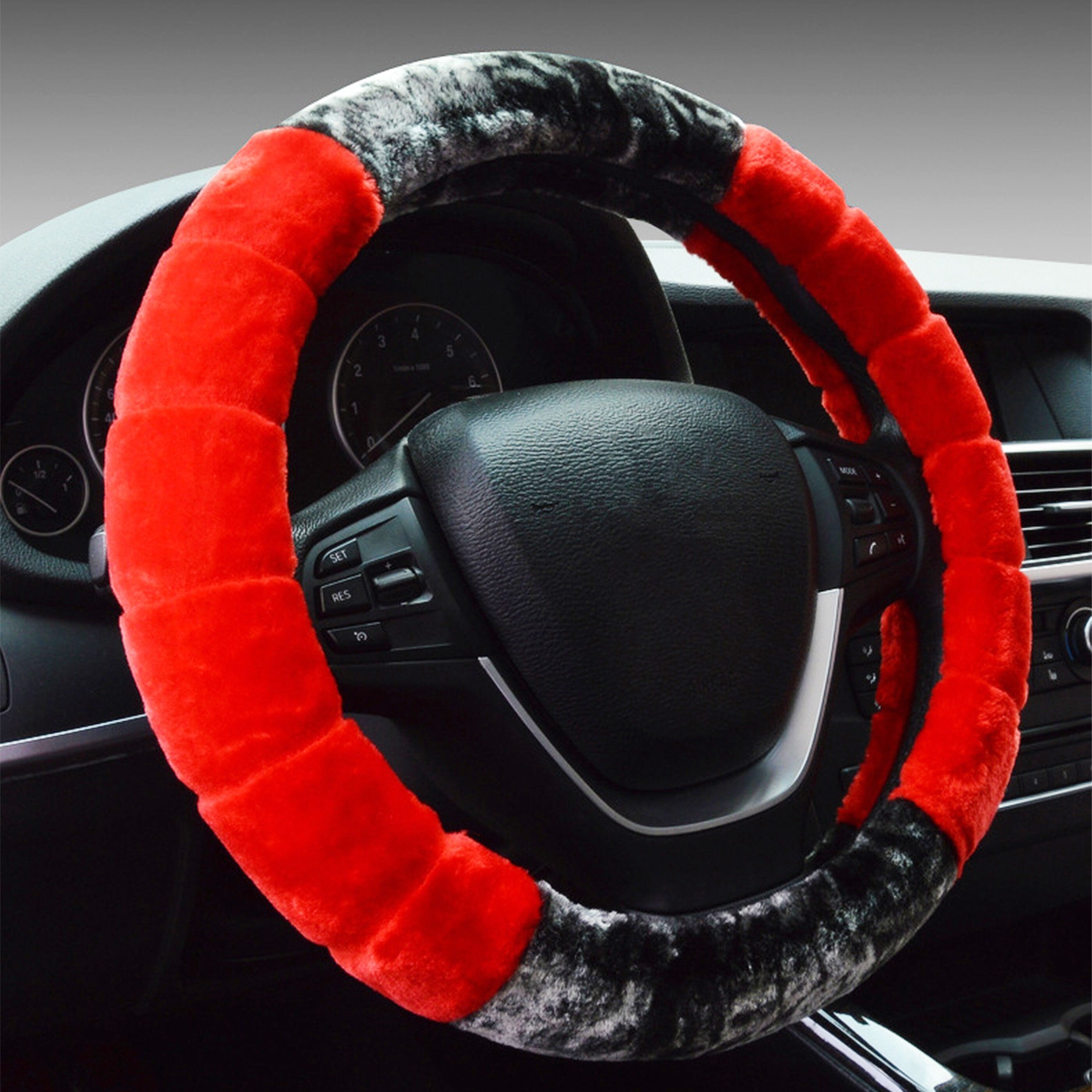 Fuzzy Steering Wheel Cover Soft and Comfortable Swirls Etsy
