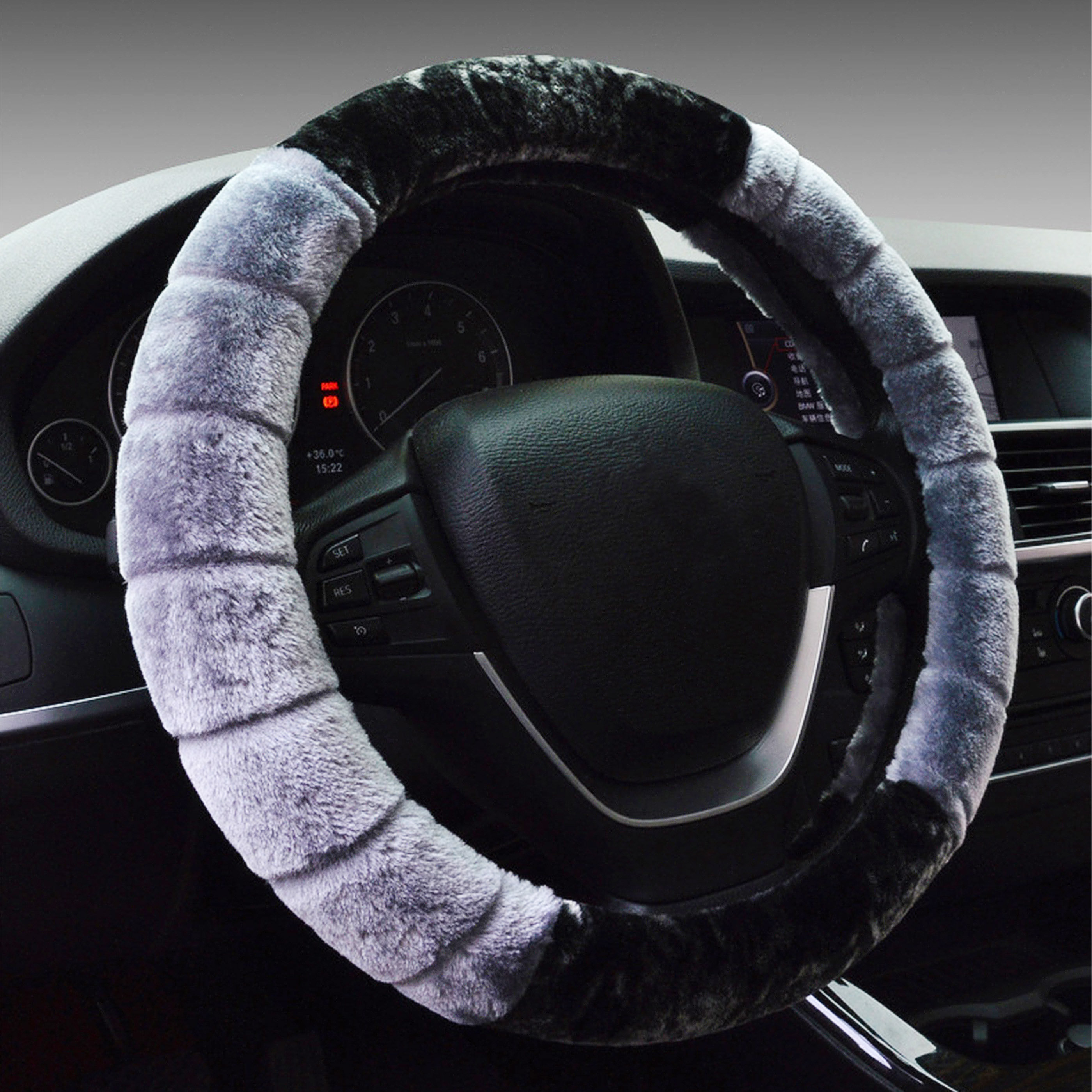 Fuzzy Steering Wheel Cover Soft and Comfortable Swirls Etsy