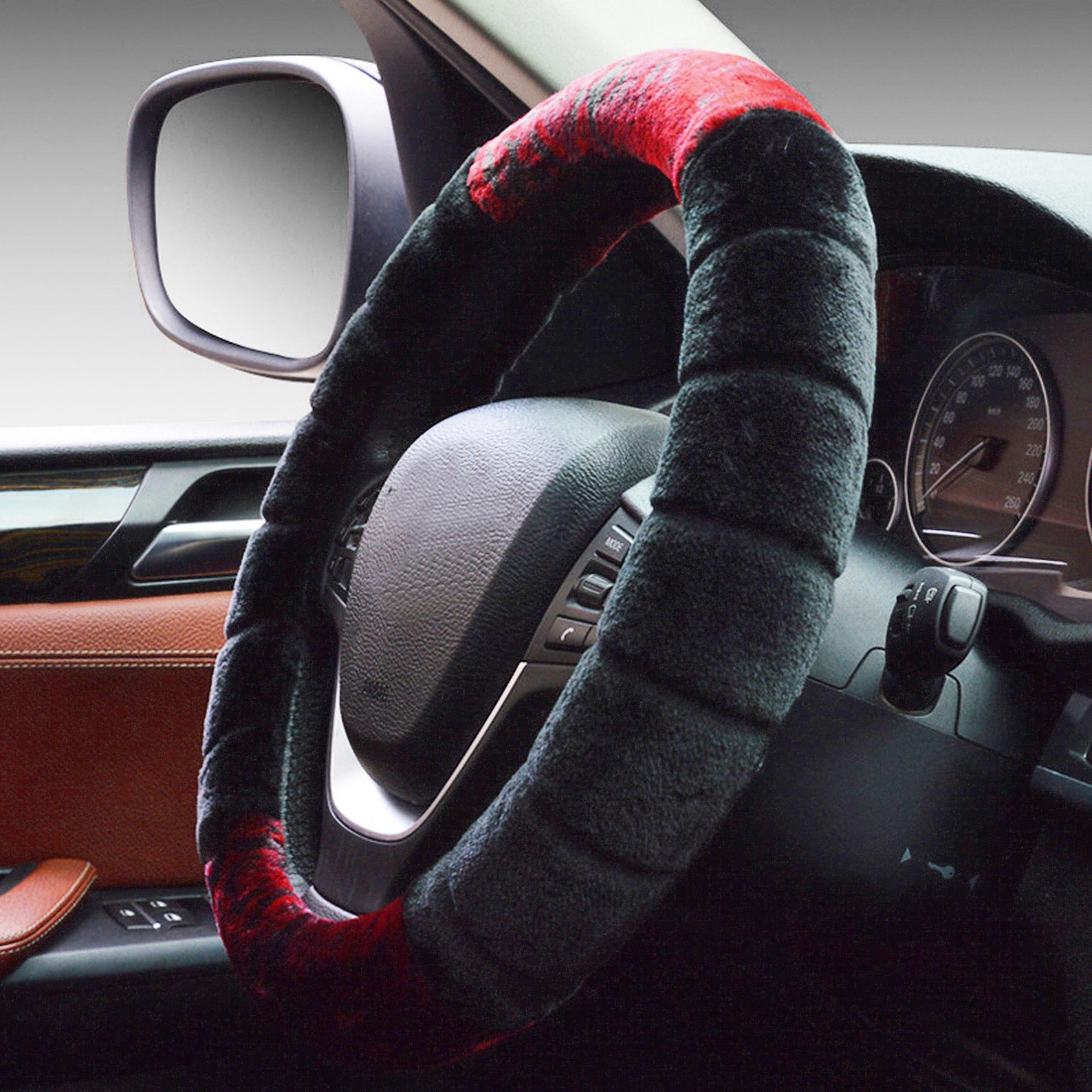 Fuzzy Steering Wheel Cover Soft and Comfortable Swirls Etsy