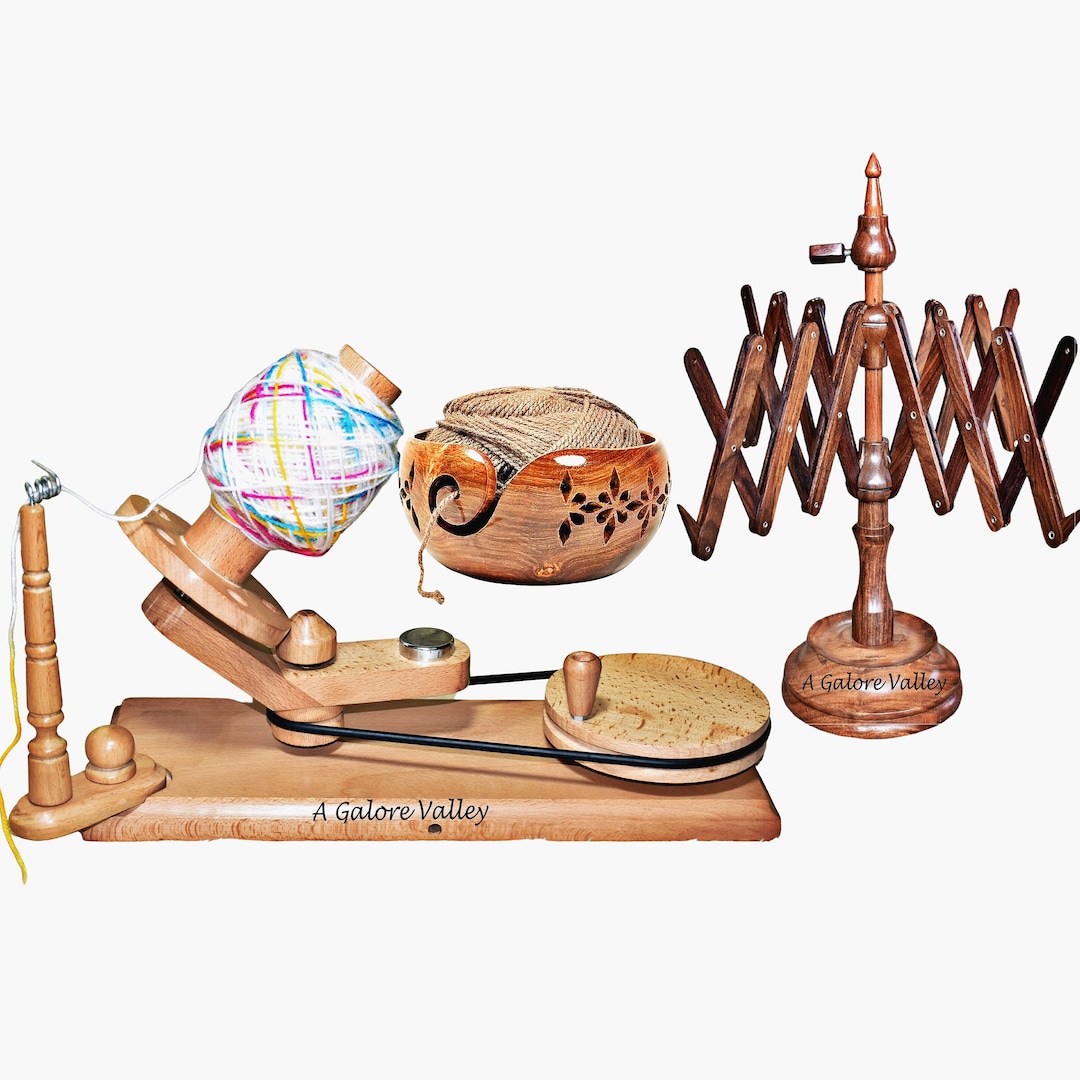 Yarn Winder Table Top Yarn Swift for Knitting & Crocheting Hand Crafted