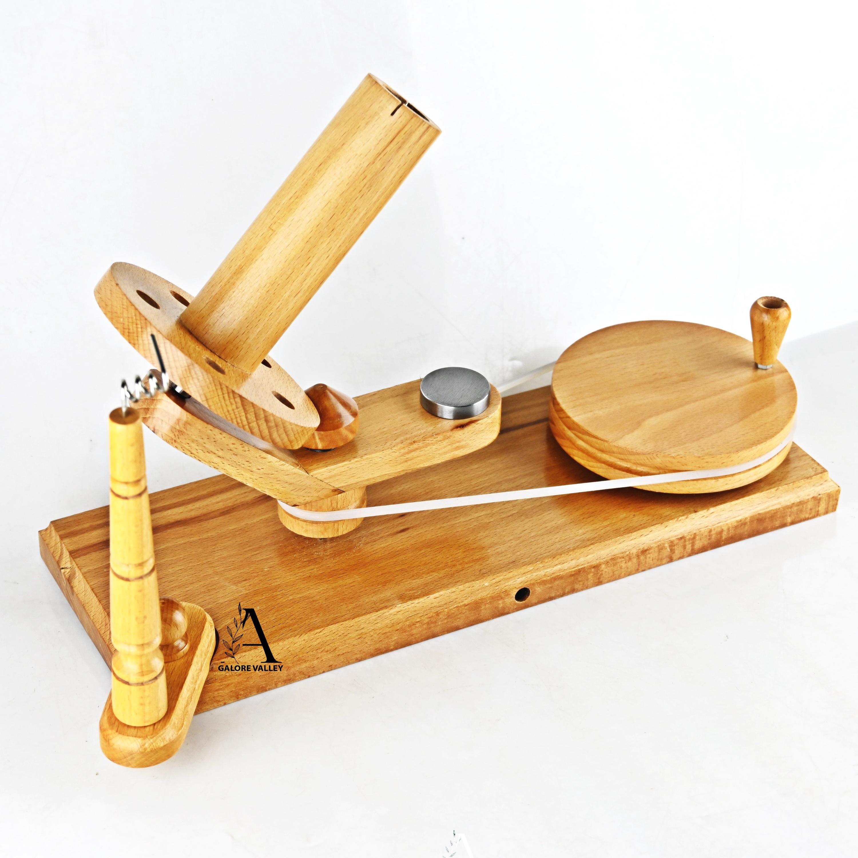 手動式木製糸巻き機＆かせホルダー - Etsy 日本