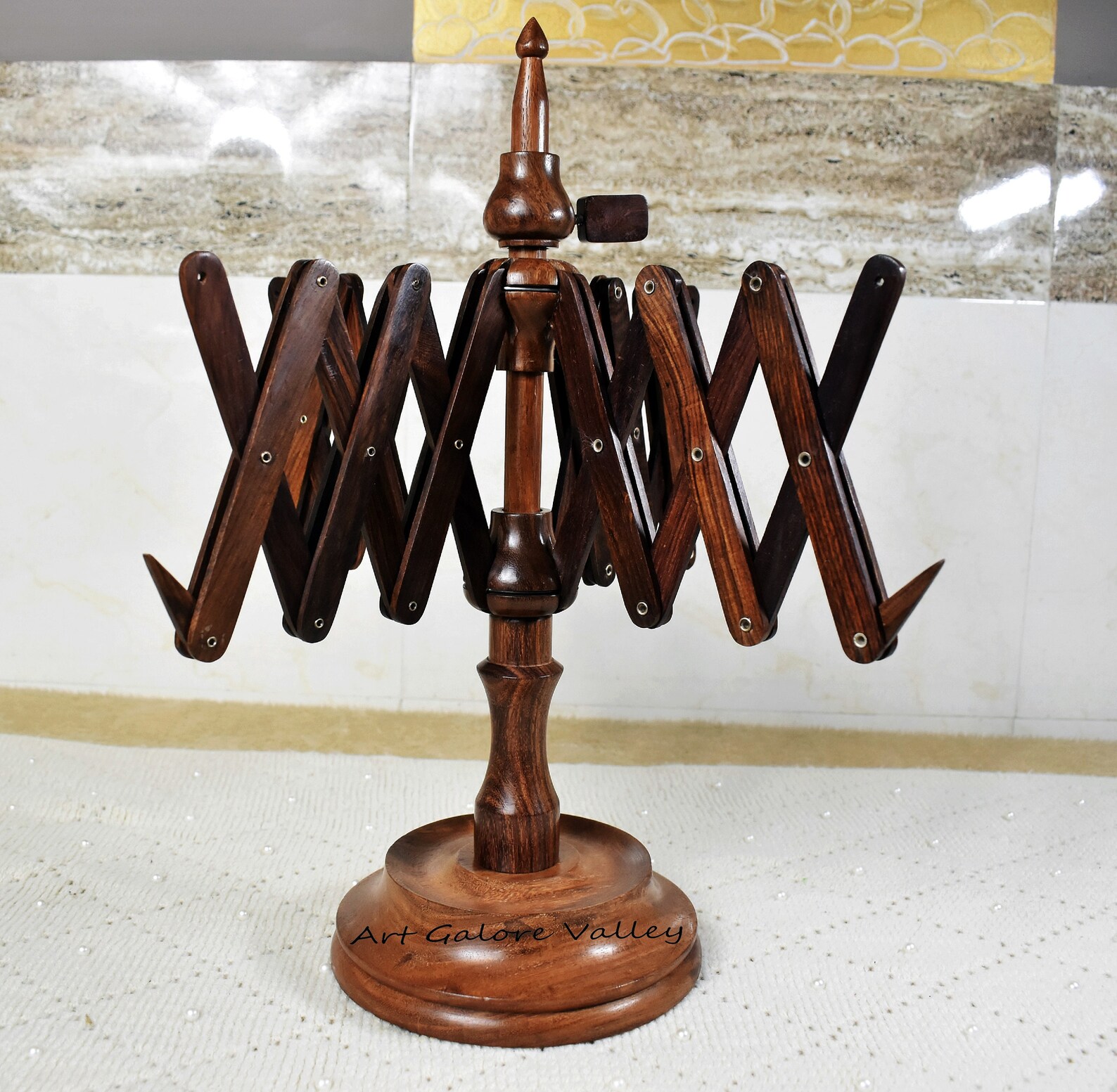 Wooden Table Top Yarn Swift Handmade Large Yarn Swift Etsy