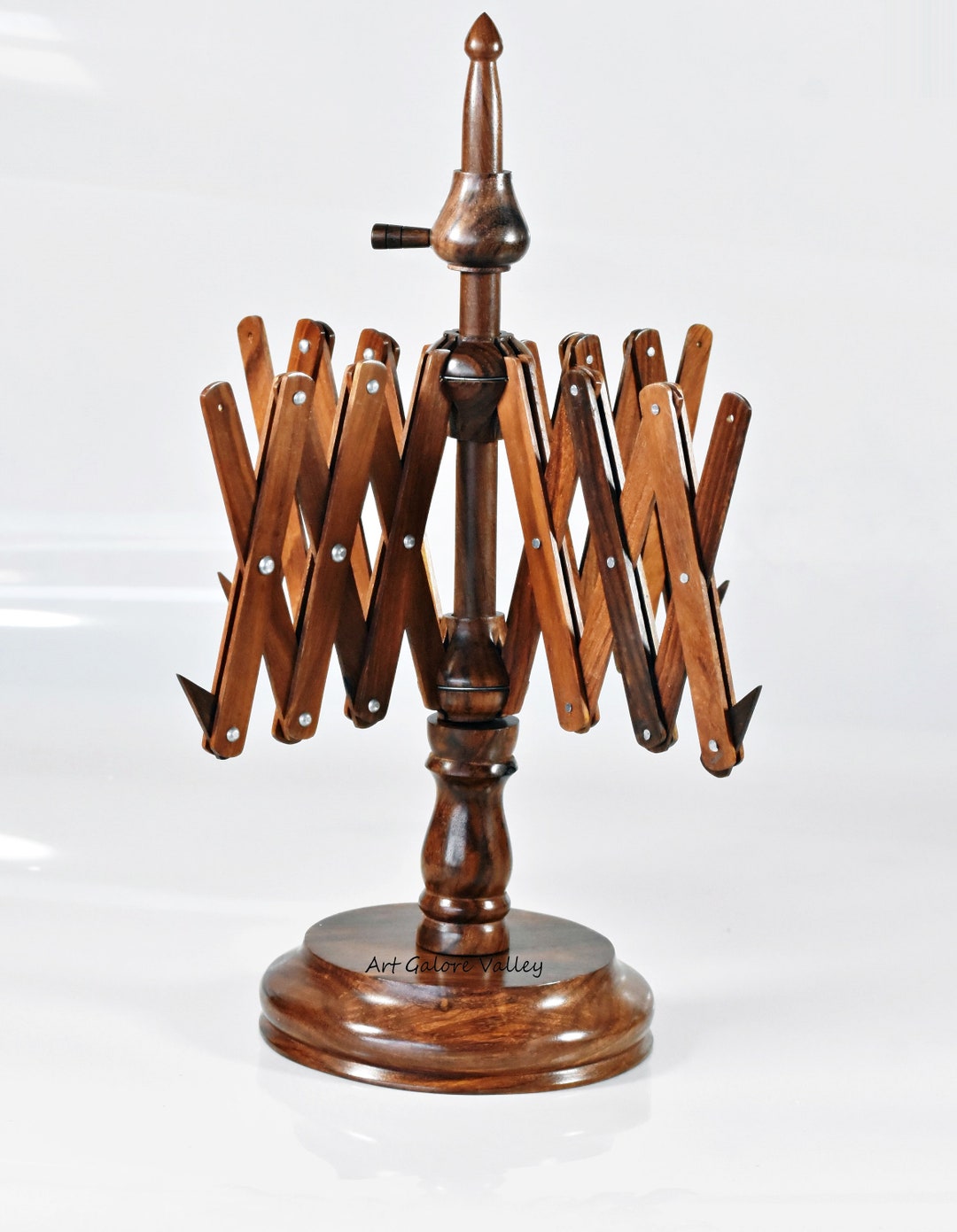 Wooden Table Top Yarn Swift Handmade Large Yarn Swift Knitting and