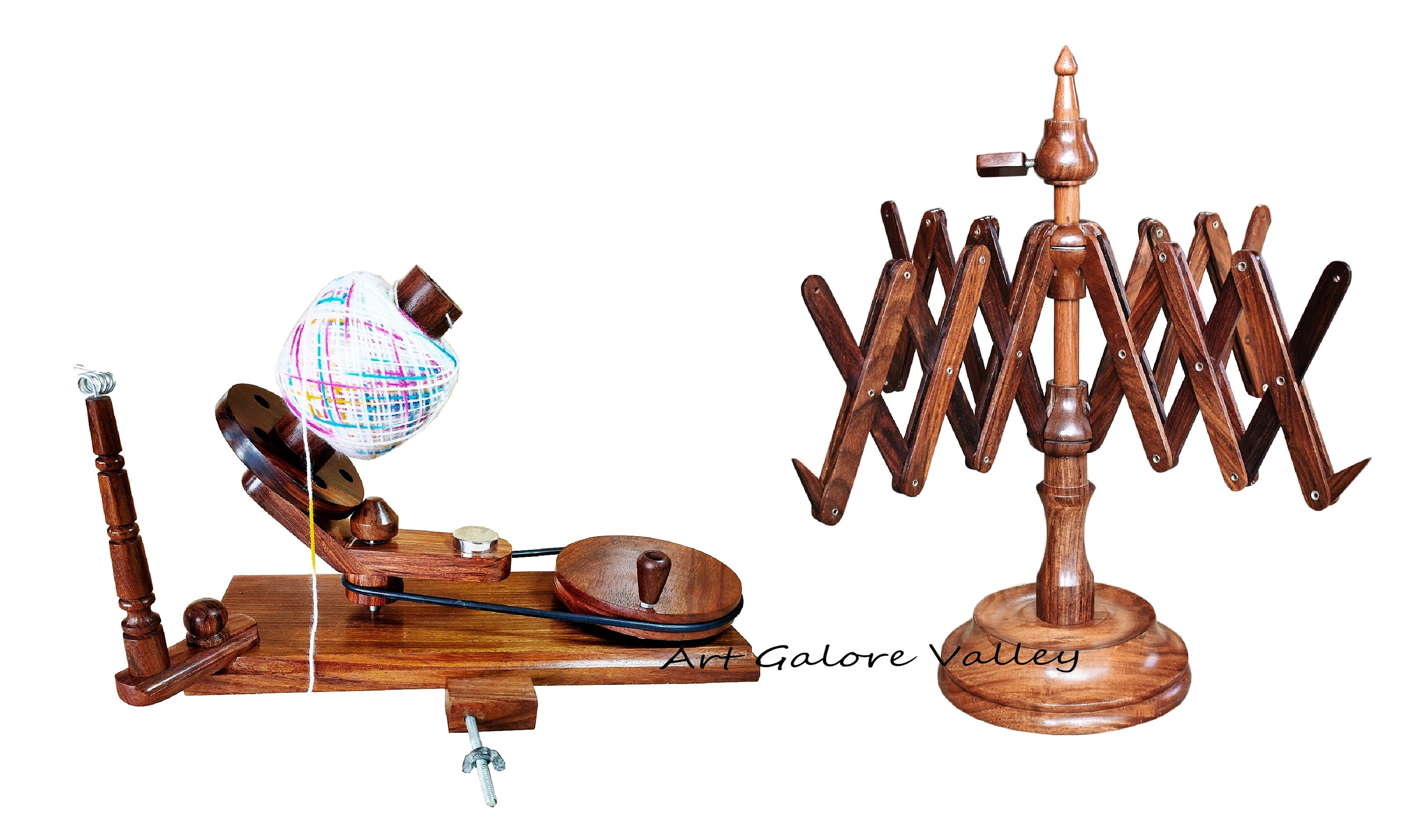 Wooden Table Top Yarn Swift Handmade Large Yarn Swift Etsy