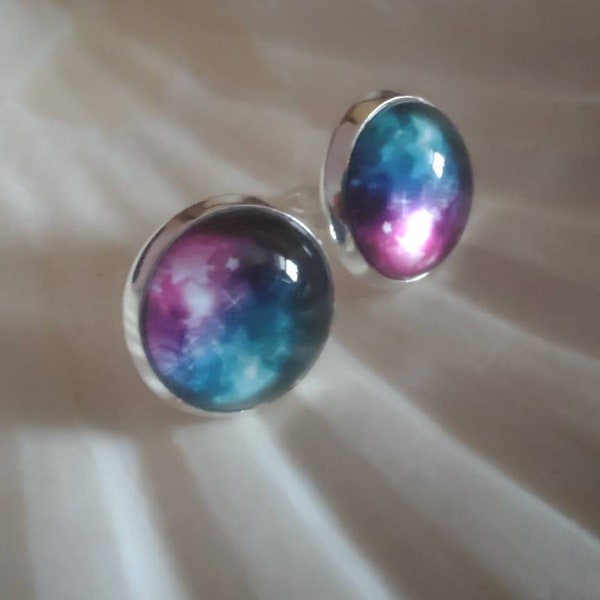 Nebula stud earrings