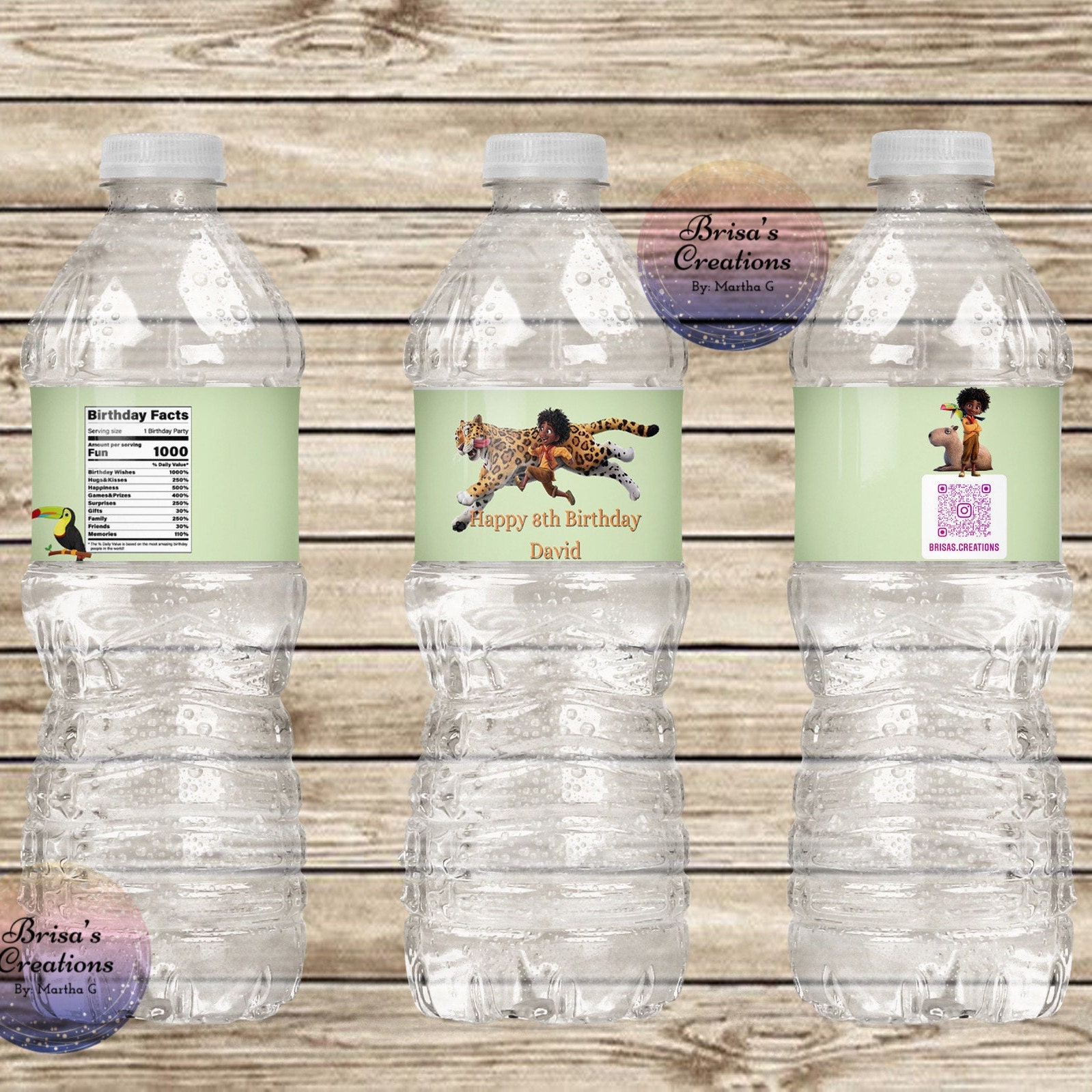 Encanto Water Bottle Labels Digital Download Labels Water Etsy
