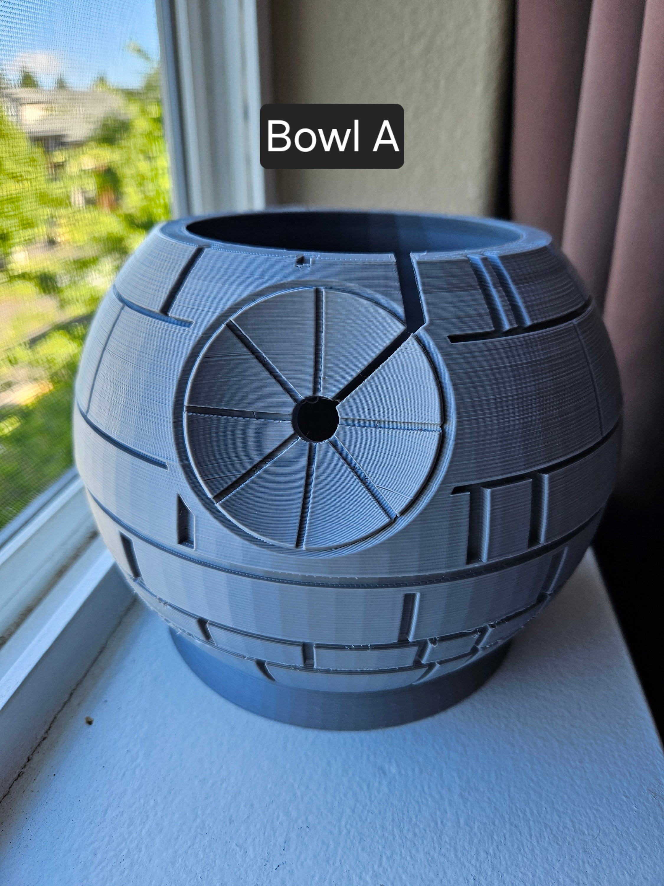 Death Star Yarn Bowl, Ready to Ship, Oopsies, 3d Printed Yarn Bowl,star Wars, Knitting, Crochet, Tool, Storage, Organization, Yarn Holder - Etsy Death Star Yarn Bowl, Ready to Ship, Oopsies, 3d Printed Yarn Bowl,star Wars, Knitting, Crochet, Tool, Storage, Organization, Yarn Holder - Etsy