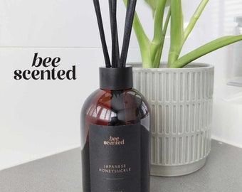 Japanese Honeysuckle Diffuser, Premium Reed Diffuser, 200ml Diffuser Home Fragrance