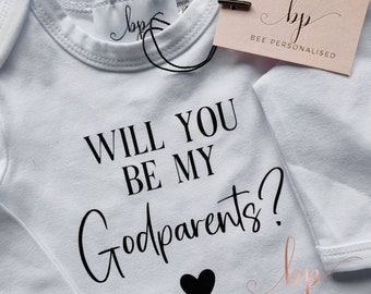 Godparent/Godmother/Godfather Proposal Bodysuit/Onesie