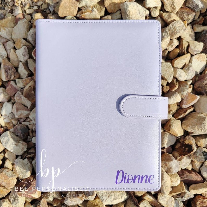 Personalised Weekly Planner / Organiser A5 / Planner Refill / Diary Lilac Full Kit
