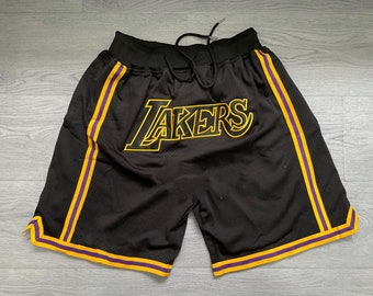 Men/'s Vintage Lakers Short Just Do Los Angeles Green