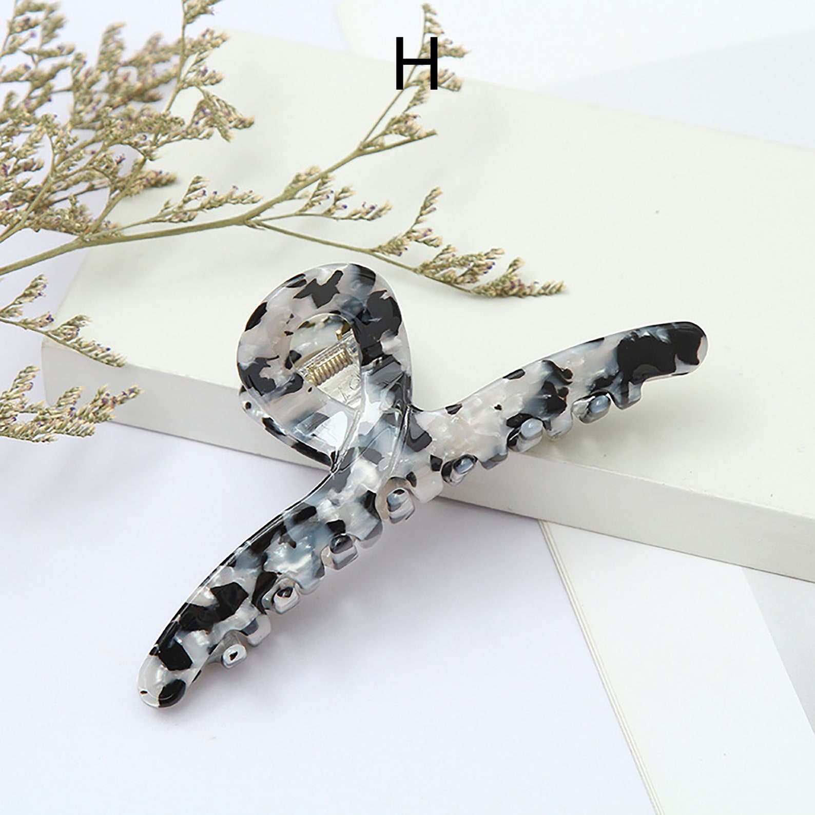 11.5cm Large Hair Claws Retro Elegant Hair Claws Floral Hair Etsy