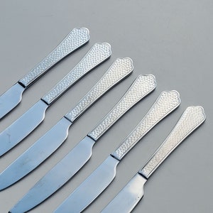 New Set of 12 Farberware Serrated Steak Knife / Knives, Plastic Riveted  Handles