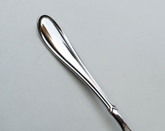 Dansk International Designs Ltd 18/8 Stainless Alpha II Pattern - Large Serving Spoon - Glossy Finish With Rounded Handle Design - 9.5"