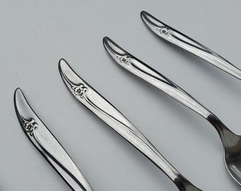 Rogers Bros Caprice Silverware: 5-Piece Spoon Set