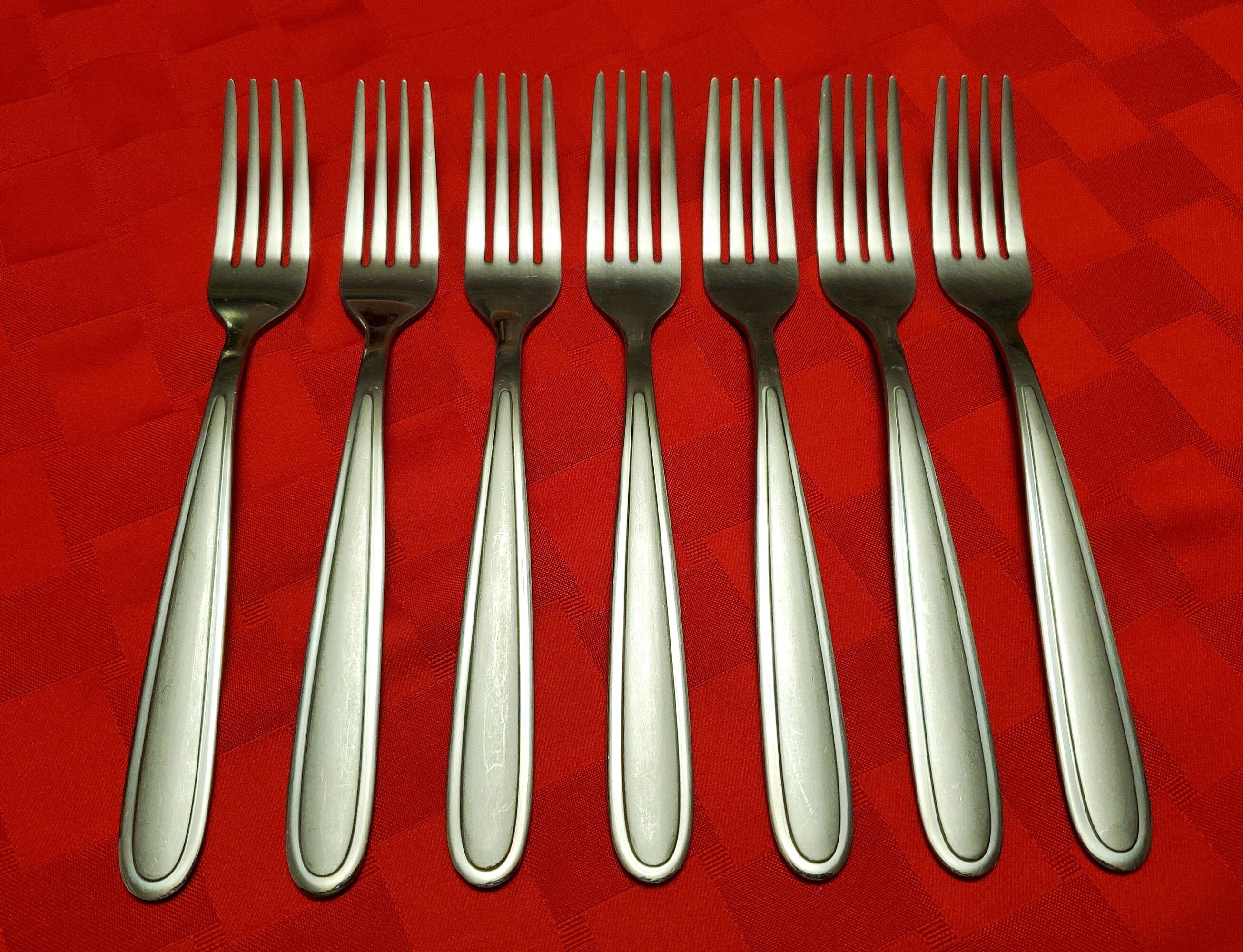 Oneida Jordan Pattern Stainless Flatware 18/10 Dinner Fork Etsy