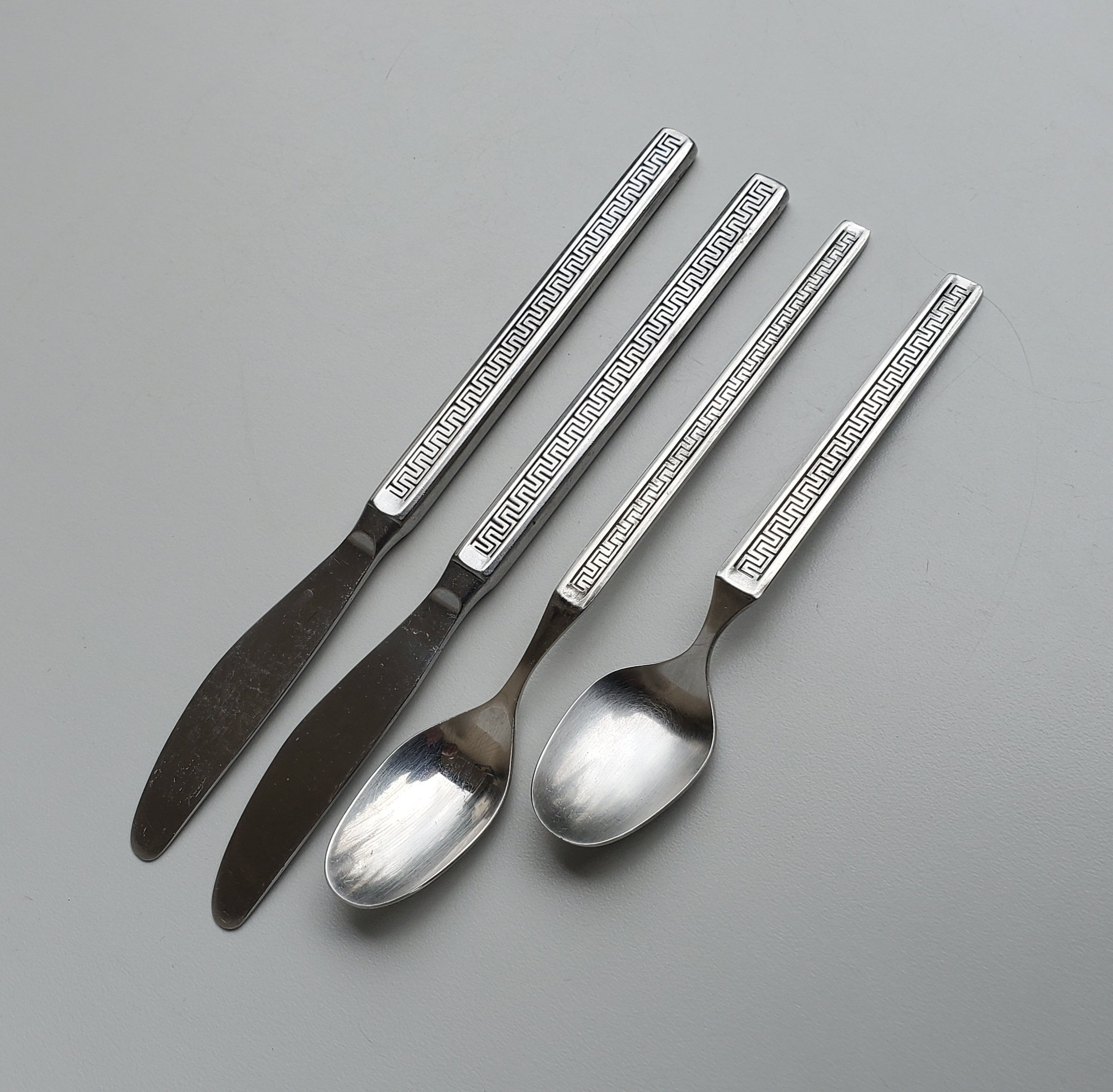 Noritake 18/8 Stainless EROS Pattern - Mixed Lot of 4 Pieces - 2