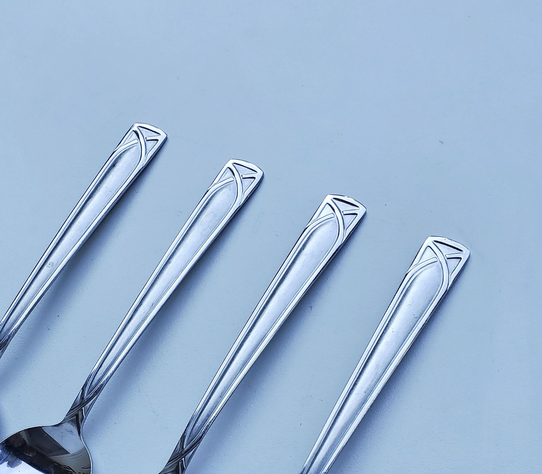 Cambridge Stainless Crossroad Sand Pattern Set of 4 Soup Etsy