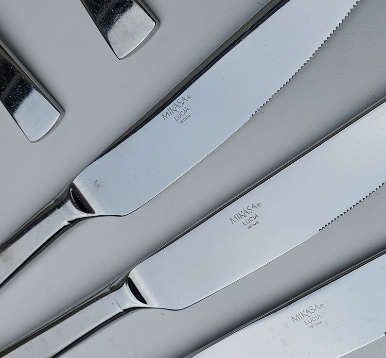 Mikasa Lucia Pattern Stainless Flatware Set of 10 Pieces Etsy