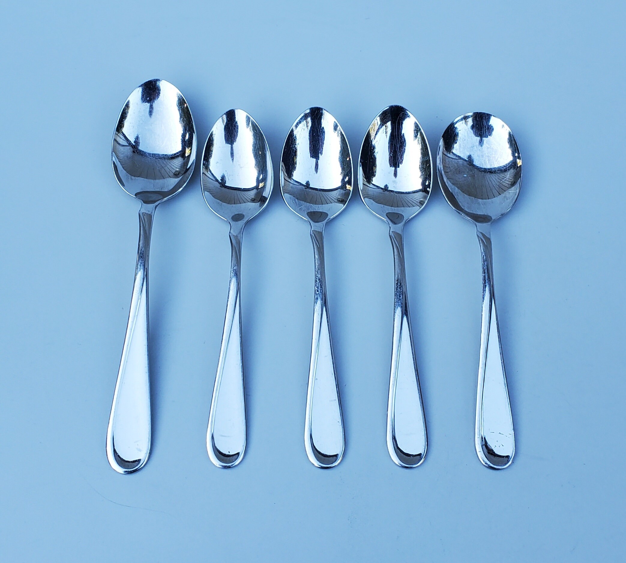 Oneida Flight Reliance Stainless Flatware - Mixed Lot of 5 Spoons  display picture 1
