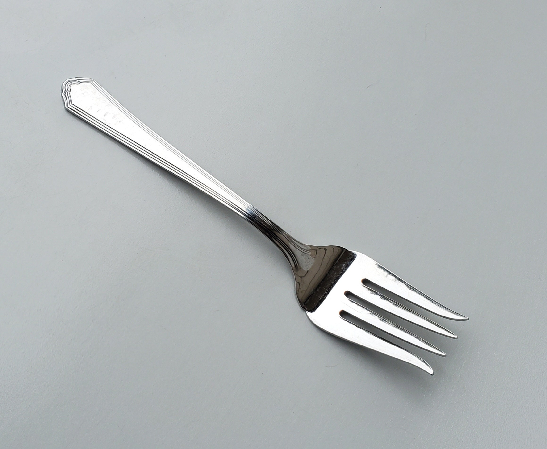 Lenox 18/10 Stainless Flatware Archway Pattern 1 Cold Meat Serving Fork