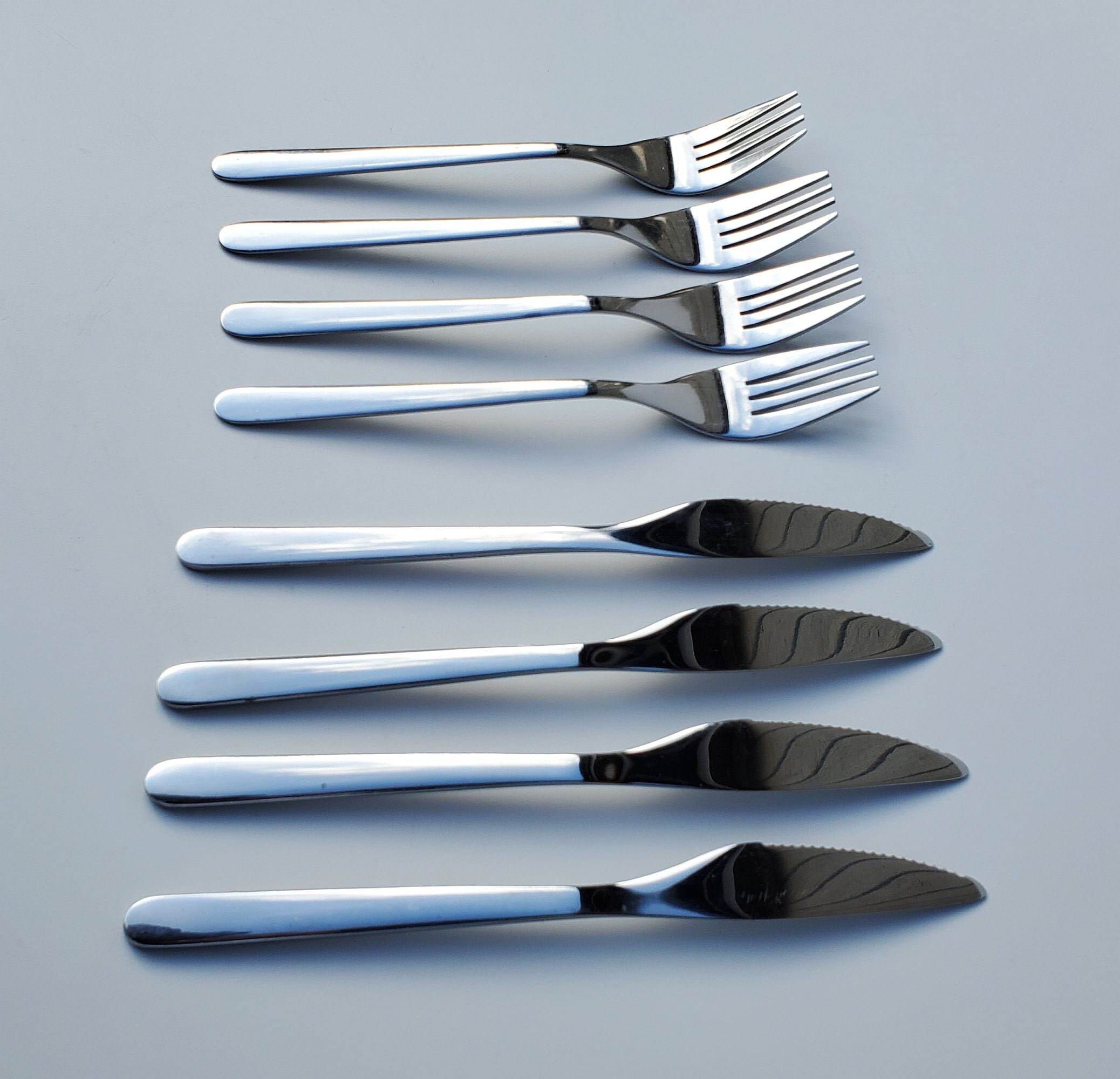 Ikea Fornuft Stainless Flatware Set 22388 Set of 8 Pieces Etsy