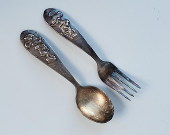 絵画　ミッキー＋ミニー 恋人達の銀食器 / Lover's silverware 絵画 ミッキー＋ミニー 恋人達の銀食器 / Lover's silverware 絵画