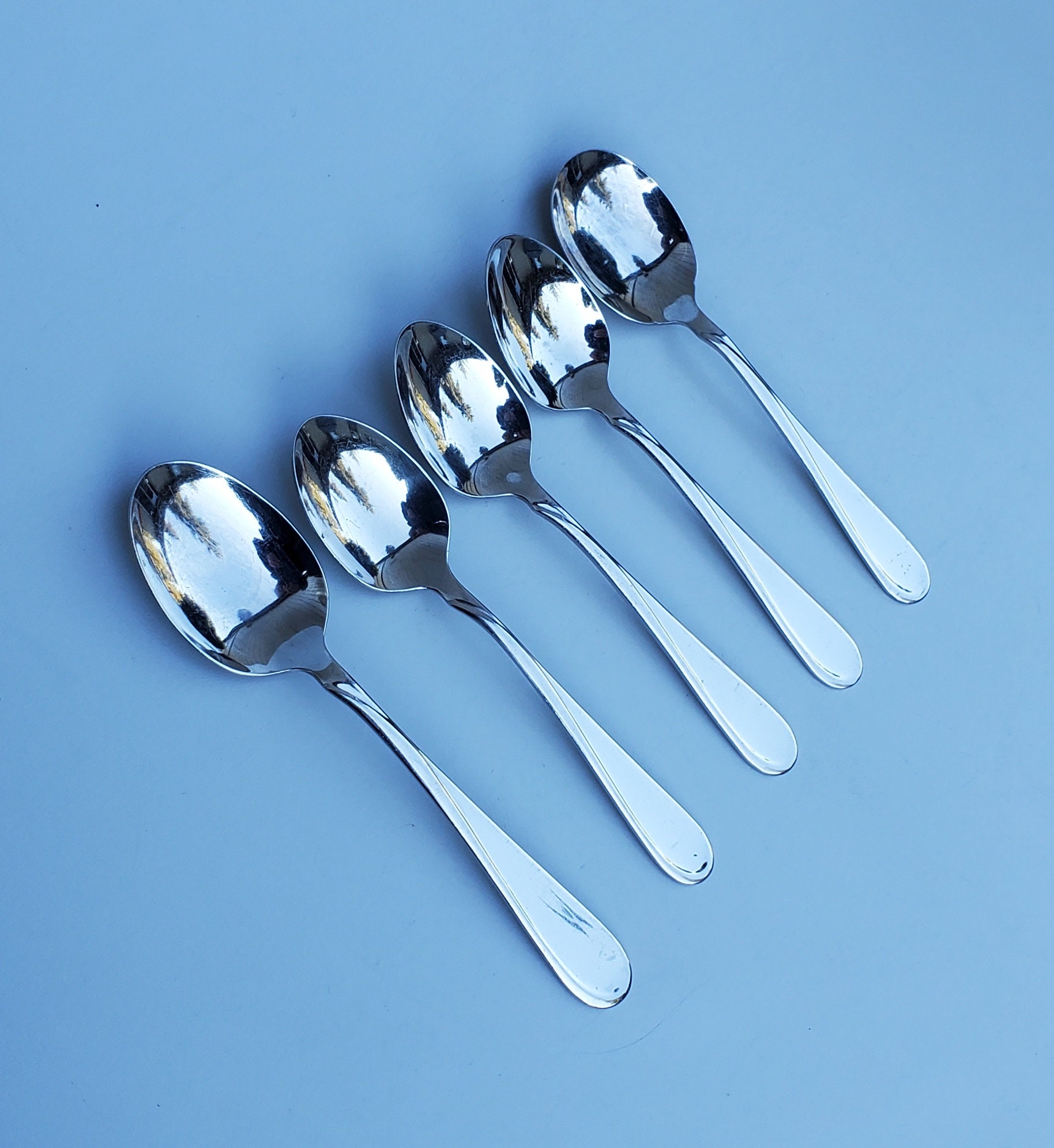 Oneida Flight Reliance Stainless Flatware - Mixed Lot of 5 Spoons  display picture 1