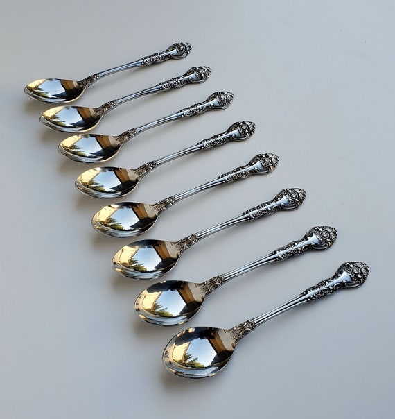 Set of 6 Rogers Bros Navajo Tablespoons International Stainless 7.25