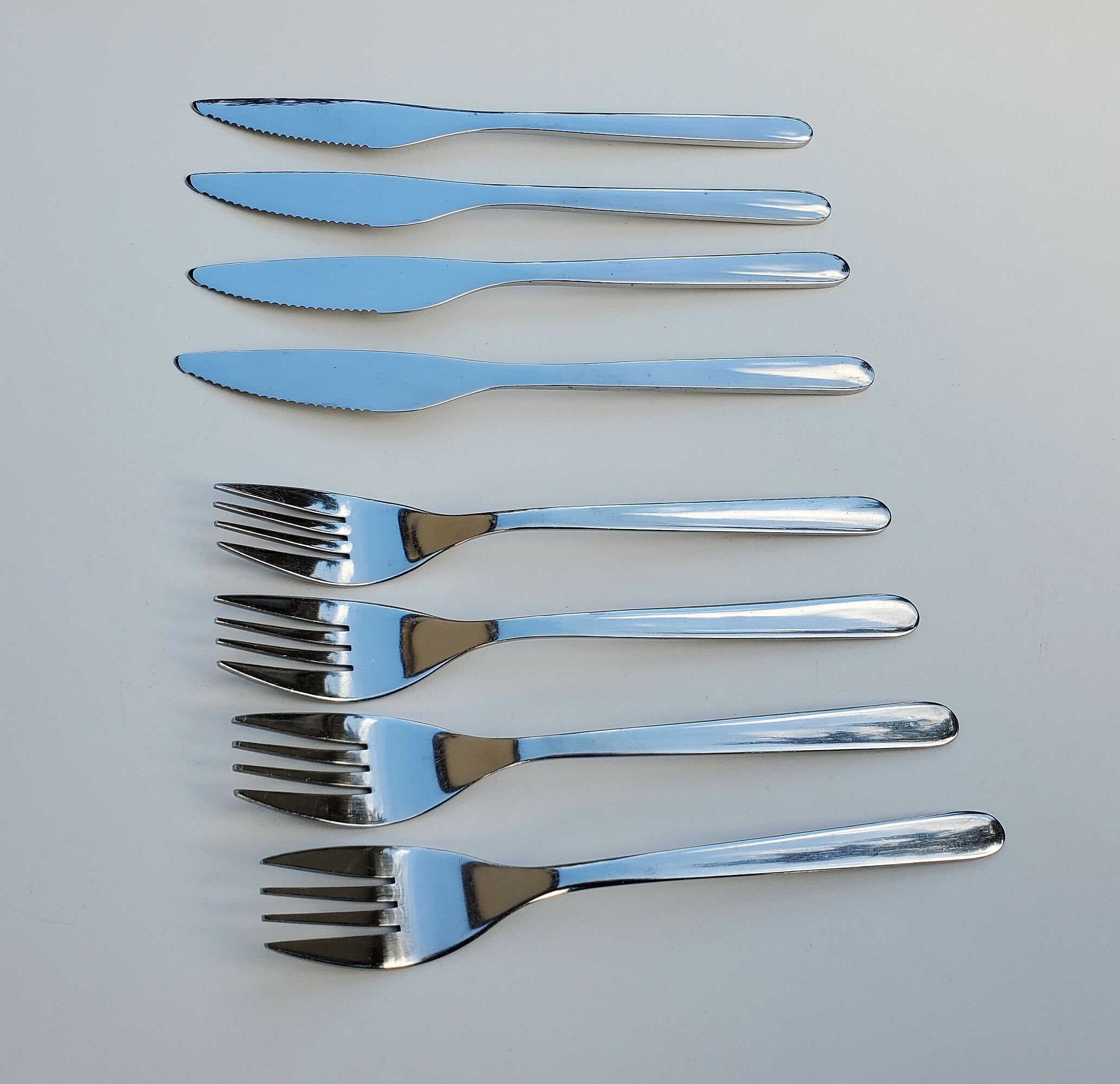 Ikea Fornuft Stainless Flatware Set 22388 Set of 8 Pieces Etsy