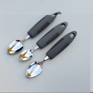 Adaptive Spoon Set - Set of 3 Spoons - Sure Grip Oversized Handles ...