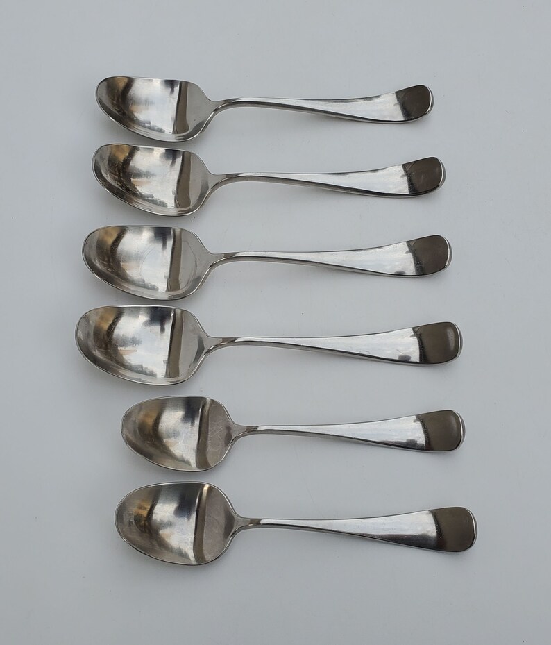 Yamazaki Stainless Andersen Hafnia Pattern Set of 6 Spoons Etsy