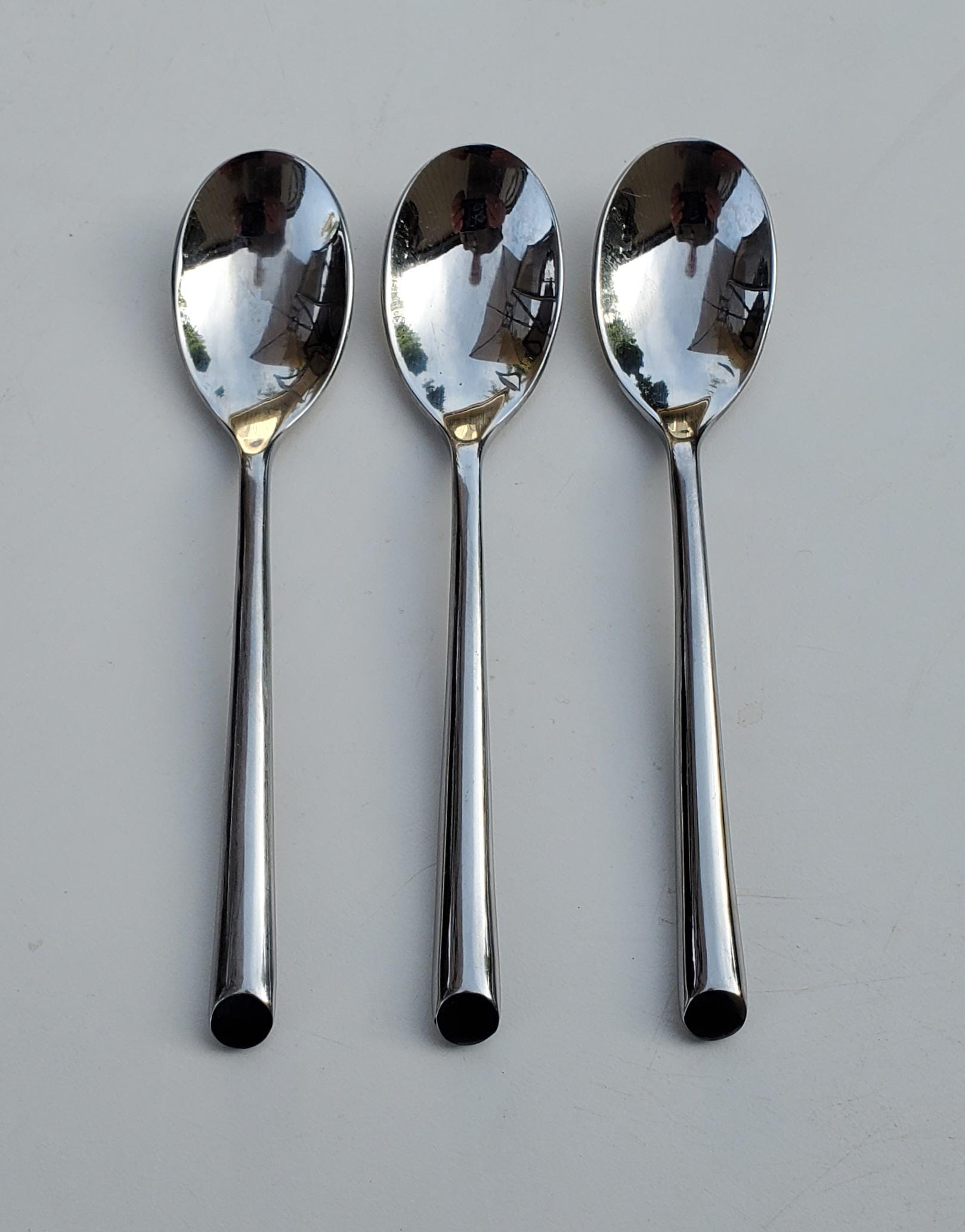 Towle 18/0 Stainless Wave Pattern - Set of 3 Teaspoons - Towle