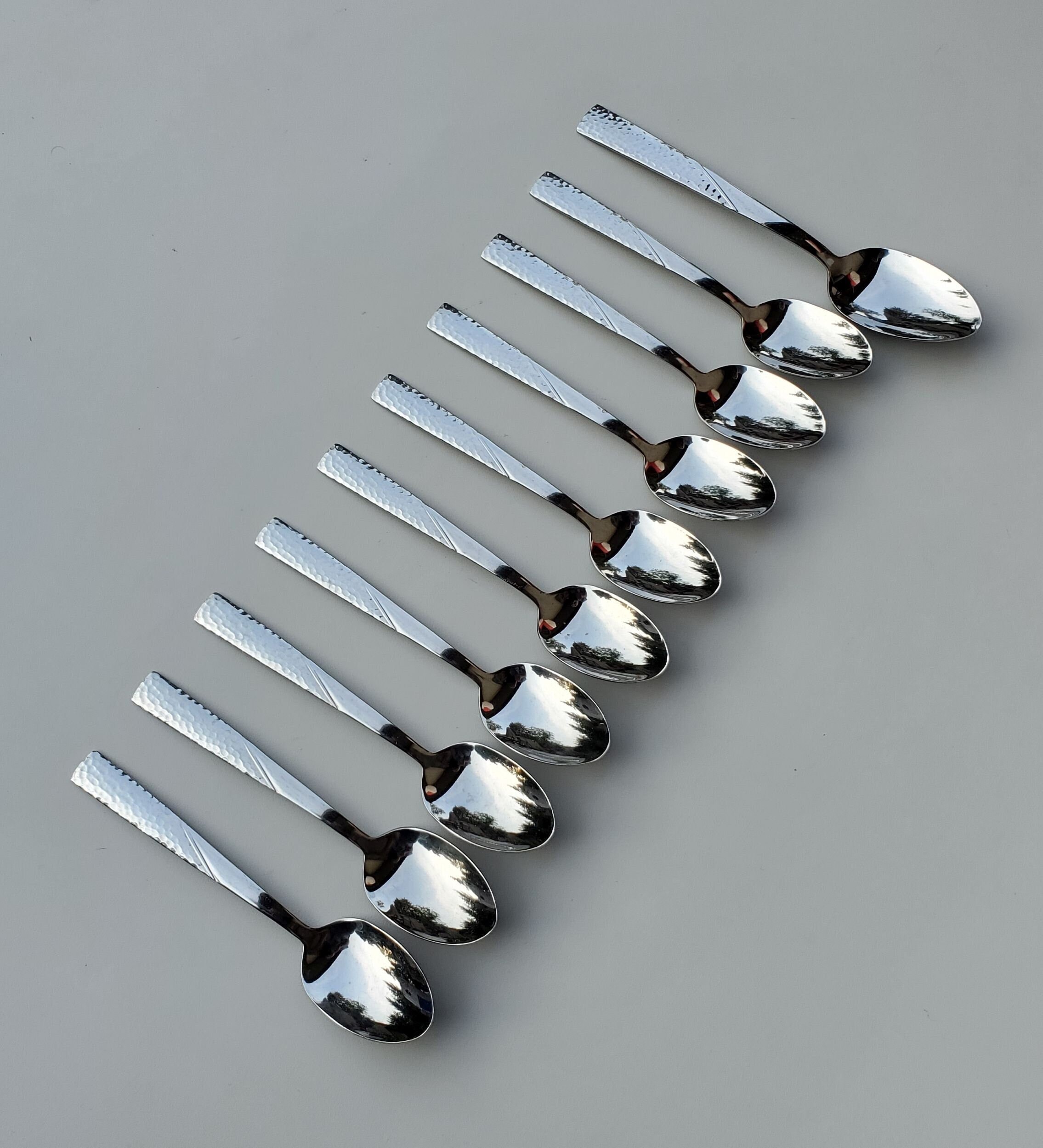 International Stainless Loring Pattern Set of 10 Spoons 9