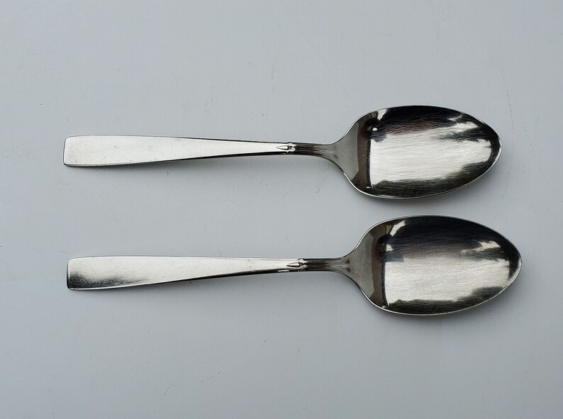 Oneida Accent Pattern Flatware Set of Two Large Serving Etsy