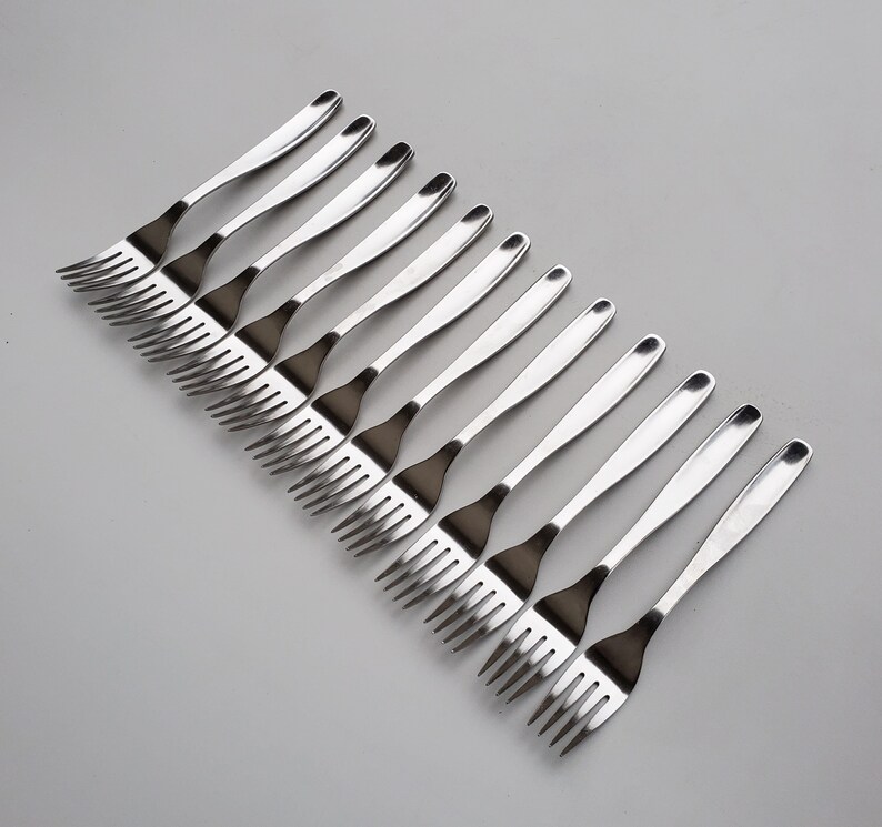 Set Of 4 Gourmet Settings 18/10 Stainless Steel PARK CARRY ON Dinner Fork 8 1/8
