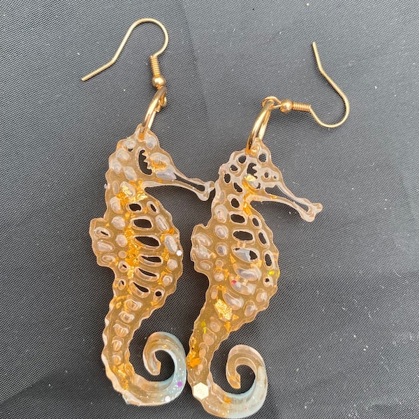 Les petits hippocampes boucles d’oreilles