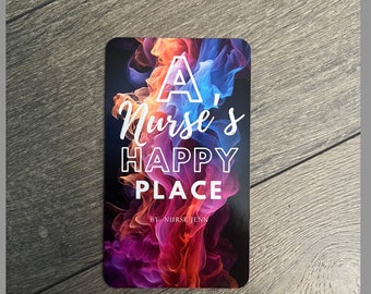 A Nurse's Happy Place, Nurse Affirmation/Oracle Deck, Great Gift for Nurses, Resilience Affirmations for Nurses, Nurses's Week Gift,