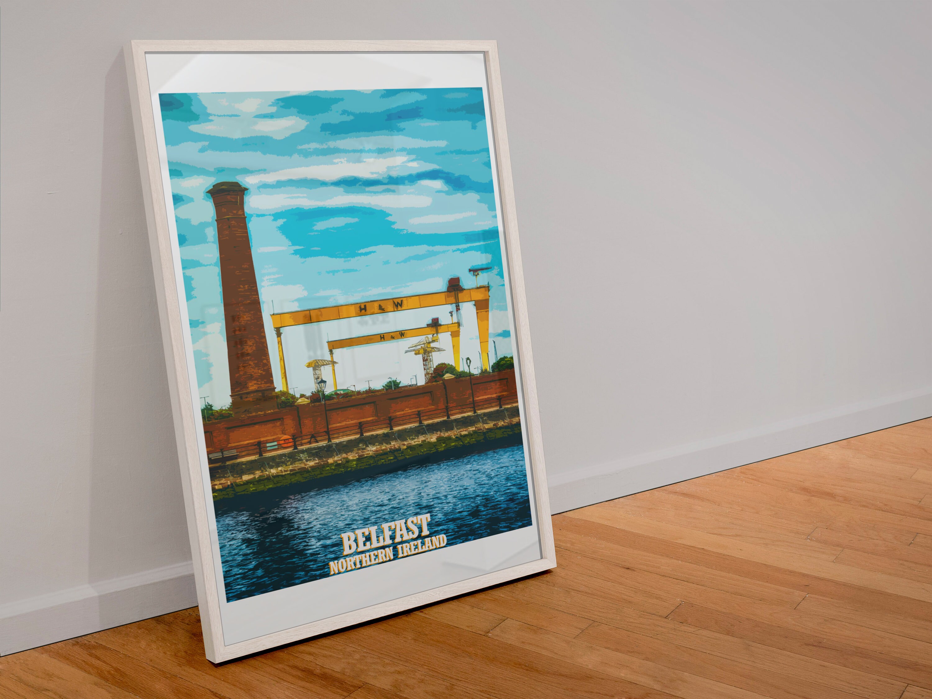 Belfast Print Belfast Poster Belfast Wall Art Belfast Etsy