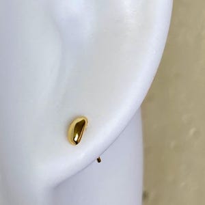 Minimalist s925 silver stud earrings, gold plated earrings, gift for her, women&#39;s ear jewelry, minimalist silver earring