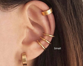 Clip Gold-PLATed Earring-PRICE TO THE PIÈCE-un pierced earring-cartilage-huggie ear gold-ring cartilage