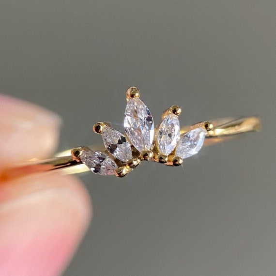 Rose Gold Crown Engagement Ring For Women Graceful CZ Fashion Vintage  Jewelry From Lucky0001, $5.33 | DHgate.Com