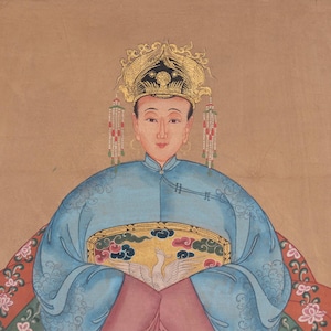 Pintura de antepasados chinos, arte mural chino sobre tela de lienzo para un regalo chino asiático único imagen 6