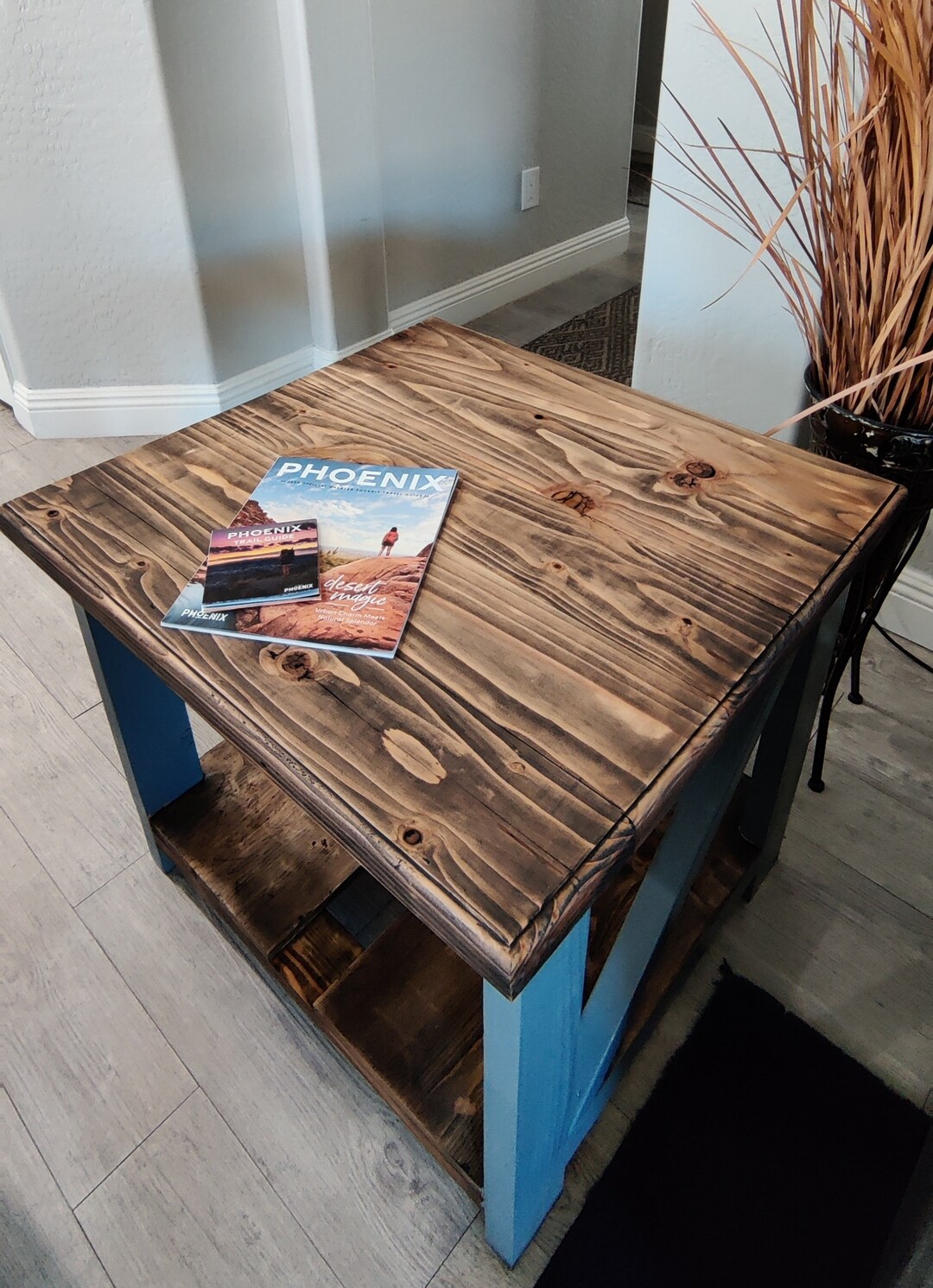 Rustic Style End Table - Etsy
