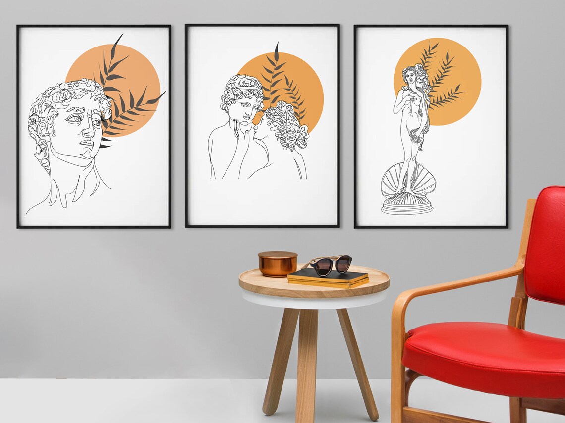 Gallery Wall Set of Greek Gods Wall PRINTABLE ART With - Etsy
