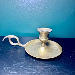 Vintage brass candle stick holder